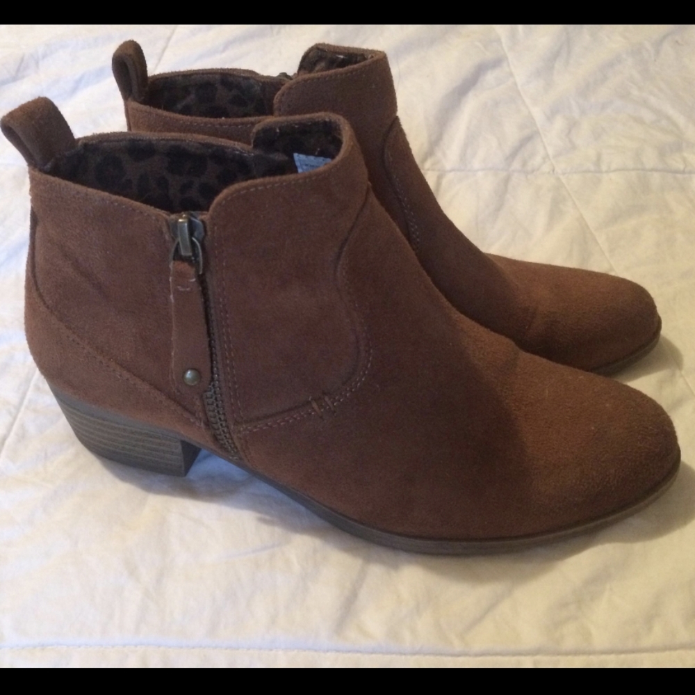 Suede Booties